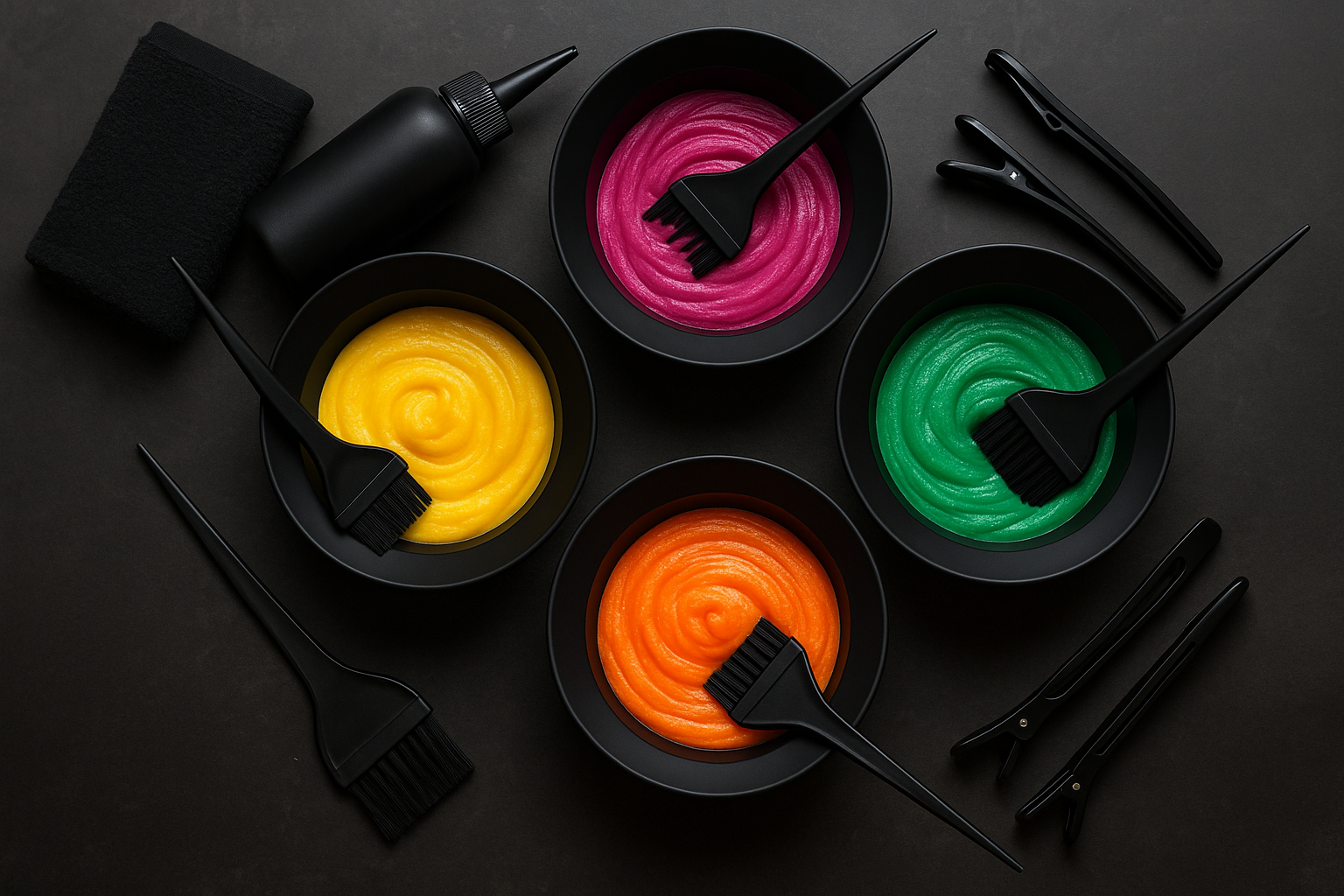 Vibrant color transformations. Vibrant color transformations.